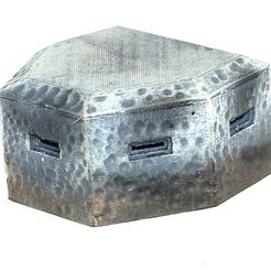 Pillbox-Battle-Damage-Pic-2.jpg Archivo STL HO Scale (1/87 Scale) Daños de batalla en los fortines・Modelo para descargar y imprimir en 3D