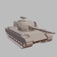 6.png Tanque Action X - Modelo de tanque pesado experimental para impressão 3D