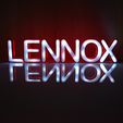 Lennox.jpg LED letter W body + cover