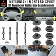 Agregar-un-título_20240404_220116_0000.png Mitsubishi Montero Sport Shogun Pajero K80 K90 PA 1996-2008 REPAIR KIT FOR VENT  AIR CONDITIONING GRILLES GRIDS