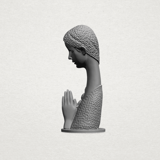 Free 3D file Asian Girl 02・Object to download and to 3D print・Cults