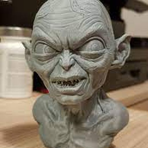 Obtain file GOLUM BUST, FROM LORD THE RINGS • Mannequin to 3D print ・ Cults