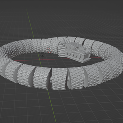 Q2.png Fichier STL Quetzalcoatl serpent mexicain articulé・Objet pour impression 3D à télécharger