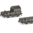 Grampus-Rail-Loader-Fusion.jpg N Gauge (1:148 Scale) Rail Loading Wagon Set