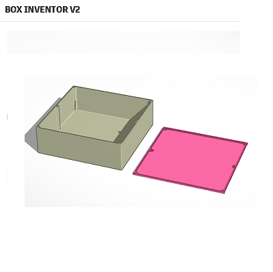 Descargue el archivo STL gratuito BOX INVENTOR V2 60X60X20mm • Objeto ...