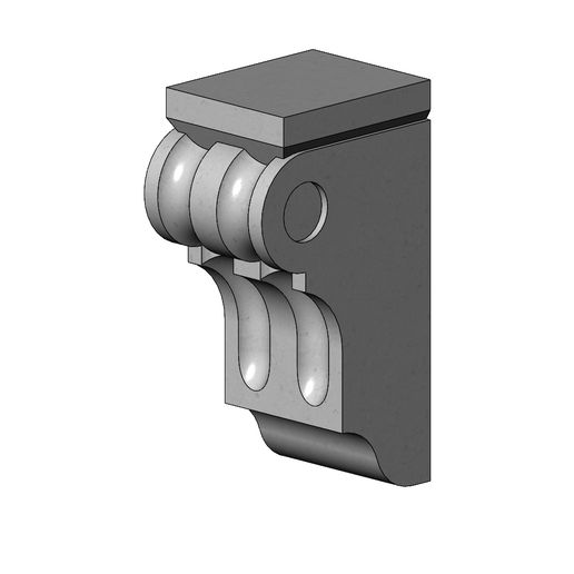 Download 3MF file Corinthian Style Corbel and Bar Bracket 3D print ...