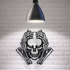 Skull.jpg STL-Datei Halloween・3D-Druckvorlage zum Herunterladen