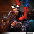 5.png Fan Art Spiderman Vs Venom - Statue