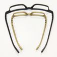 DSC03677.JPG Free STL file CUSTOMIZABLE 3D VTO PRINTING GLASSES・3D printable design to download