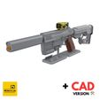 1_CAD.jpg Fallout Weapons Bundle - 3 Printable models - STL + CAD + OBJ - Commercial Use