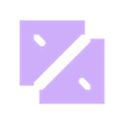 Dreamer-corners-for_smaller-glass-upgrade.stl Upgraded corners for Dreamer glass bed update (for smaller glass)