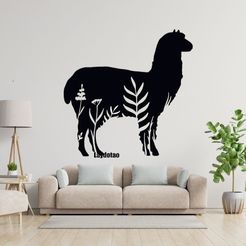 llama.jpg Lama animal deco