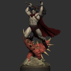 b.jpg 3D file Warworld Superman・3D printable model to download