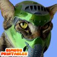 Photoroom_20250326_115849.jpeg Doom Slayer Cat Helmet