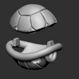 TT02.png Turtle Shell Fan Art for 3D print model