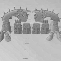 received_490868891495826-01.jpeg Free STL file Chaos Bits for Updated Armorcast Wardog Titan・3D printable object to download