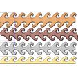 Frieze-wave-molding-09.jpg Wave greek key strips onlay cornices and friezes relief 3D print model