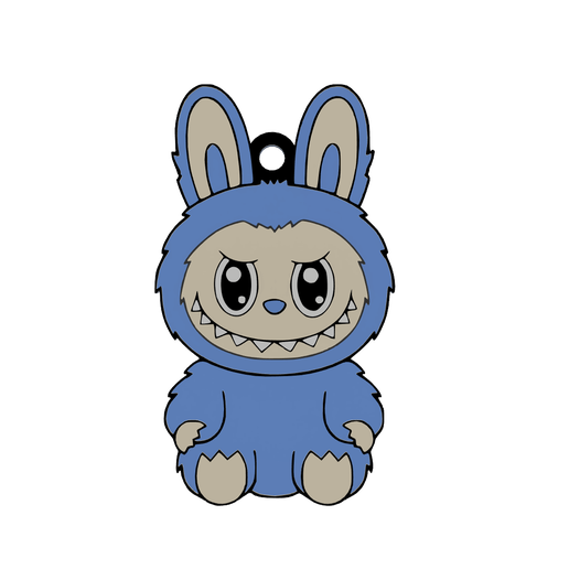 🗝️ Keychain Labubu Pack - Keychain Labubu・ STL File for 3D printing・Cults