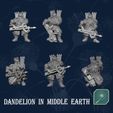 DANDELION IN MIDDLE EARTH DWARF OF METAL MOUNTAIN (CROSSBOW)