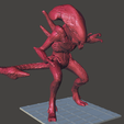 7.png Berserker Xenomorph Hybrid AVP Evolution Predator Alien Predalien ultra detailed STL for 3D printing