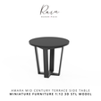 AMARA-MID-CENTURY-TERRACE-SIDE-TABLE-2.png Miniature Amara-Inspired Mid-century Terrace Side Table, Miniature Table, Mini Furniture