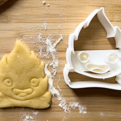 IMG_4727.jpg Cookie cutters, petit beurre, shortbread, and cookies inspired by "Calcifer" from Miyazaki's "Howl's Moving Castle" - Studio Ghibli