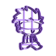 S1.stl STL file PACK 4 - SATORU GOJO COOKIE CUTTER JUJUTSU KAISEN・3D print object to download