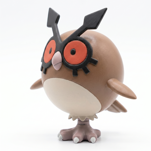 🐉 Hoothoot - Pokemón・Free STL File for 3D printing・Cults