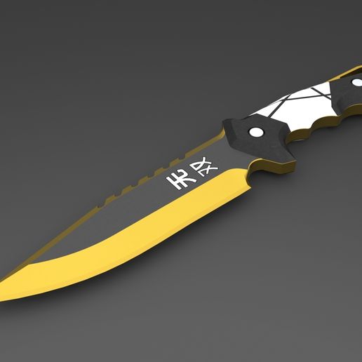 Valorant Melee Knife Ego - 3D model önizlemesi