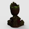 render-groot.645.jpg Sweet Groot Candy Planter - 3D Printable File