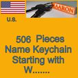 headerW.jpg US NAMES KEYCHAINS STARTING WITH W