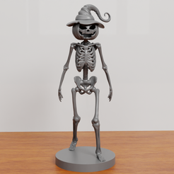 6.png STL file Halloween Skeleton・3D print design to download