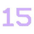 15.stl TERMINAL Font Numbers (01-30)