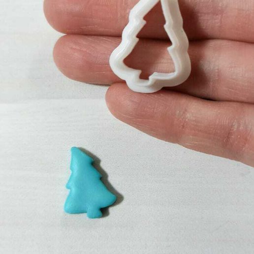 CHRISTMAS TREE POLYMER CLAY CUTTERS, CHRISTMAS TREE, POLYMER CLAY CUTTERS CHRISTMAS TREE 3D model