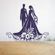 untitled.38.jpg wedding couple design for cnc laser cut files svg dxf stl pdf eps png jpg emf - digital download for wedding decor and crafts