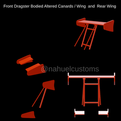 Proyecto-nuevo-2023-03-30T001145.214.png Archivo STL Front Dragster Bodied Altered Canards / Wing and Rear Wing・Modelo para descargar y imprimir en 3D