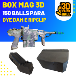 9-Box-mag-3D-150-Balls-para-Dye-Dam-e-Ripclip.png PAINTBALL Box Mag 3d de 150 Bolinhas para Dye Dam (EMF100) e Rip Clip