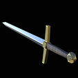 longsword-1-7.png Archivo 3D 3x Longsword nuevo / ligeramente roto / muy roto・Modelo imprimible en 3D para descargar