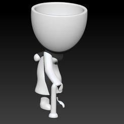 1.jpg STL file Grandmother's flower pot - Women's Day・3D printing design to download, anthonysamir3d
