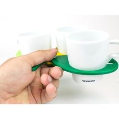 colorFabb Coffee Cup Holder1.jpg Fichier STL gratuit ColorFabb Coffee Cup Holder・Design pour imprimante 3D à télécharger