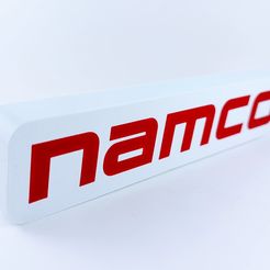 IMG_20230516_230547.jpg STL-Datei Namco-Logo-Display und Magnetschild・3D-druckbares Design zum Herunterladen