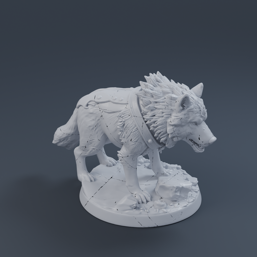 Dire Wolf V3Final 3D printable STL miniature