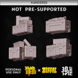 X4NDERSS-64536546464646464646.png ZEFF1E & X4NDERSS Cargo Set 4 - Stylized Miniature Heroic Models Modern box boxes Barrel wood pallet create props scale model diorama work