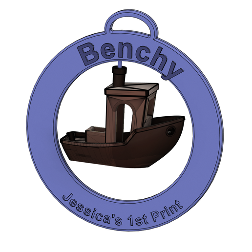 Jessica's first Benchy - 3D model önizlemesi