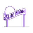 Blue-Moon-Logo-Stand.stl Blue Moon Beer Logo