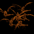 goylrender.png Free STL file Scary Looking Flying Space Bugs・Model to download and 3D print