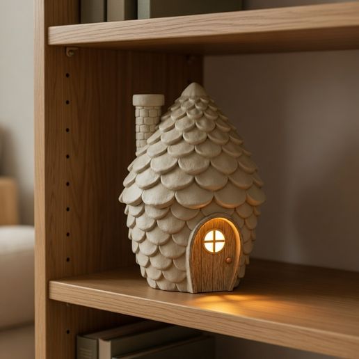 Fairy Tealight Candle Holder, Christmas Tree Ornament, Mini House Decor, 3D print files