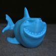 Bruce 2.JPG Fichier STL Bruce le Requin (Impression facile sans support)・Design à télécharger et à imprimer en 3D