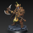 Acquisizione-schermata-29.10.2025-alle-10.53.17.png BANANA BIG AXE KNIGHT - FRUIT WARRIOR FANTASY MINIATURE