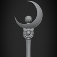 MoonStickFrontalBase.png Sailor Moon Moon Stick for Cosplay